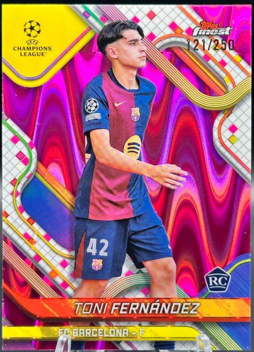 Toni Fernandez [Pink Raywave Refractor] #123