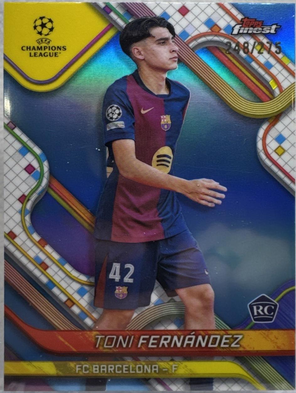 Toni Fernandez [Sky Blue Refractor] #123
