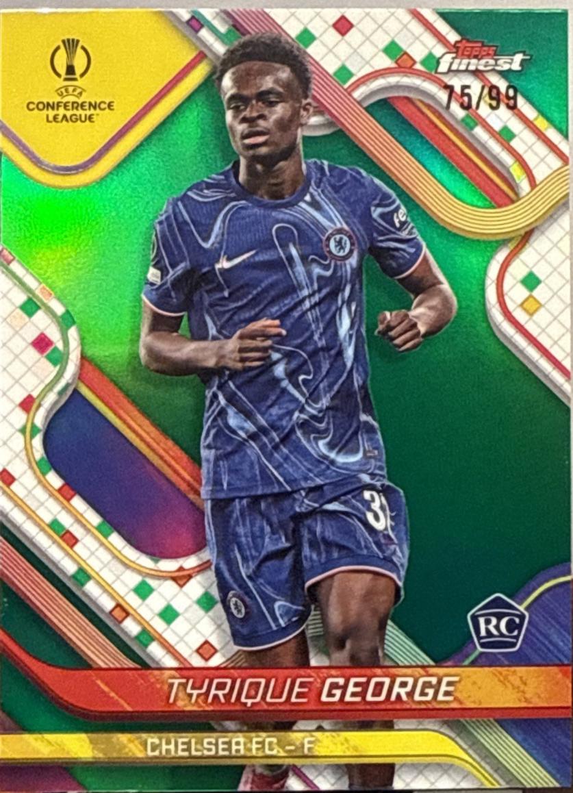Tyrique George [Green Lava Refractor] #96