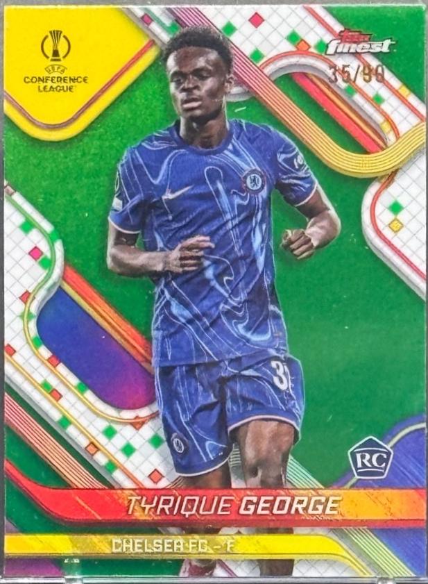 Tyrique George [Green Refractor] #96