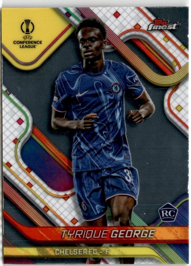 Tyrique George [Orange Refractor] #96