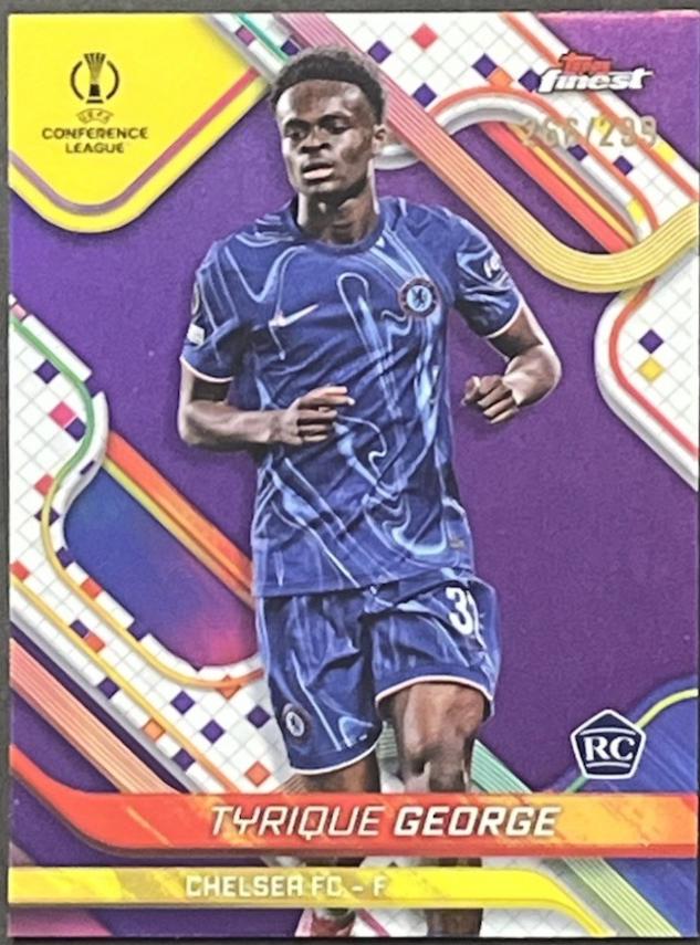 Tyrique George [Purple Refractor] #96