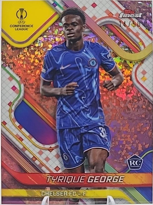 Tyrique George [Rose Gold Mini-Diamond Refractor] #96