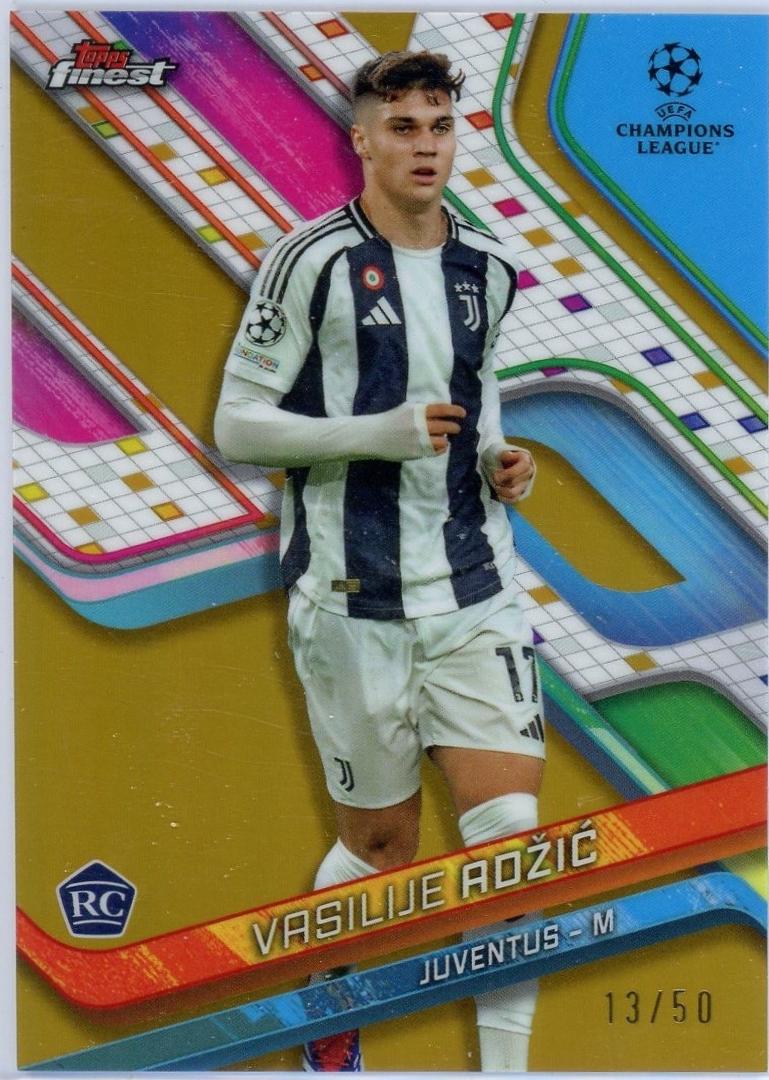 Vasilije Adzic [Gold Refractor Extended Rookie Variation] #160