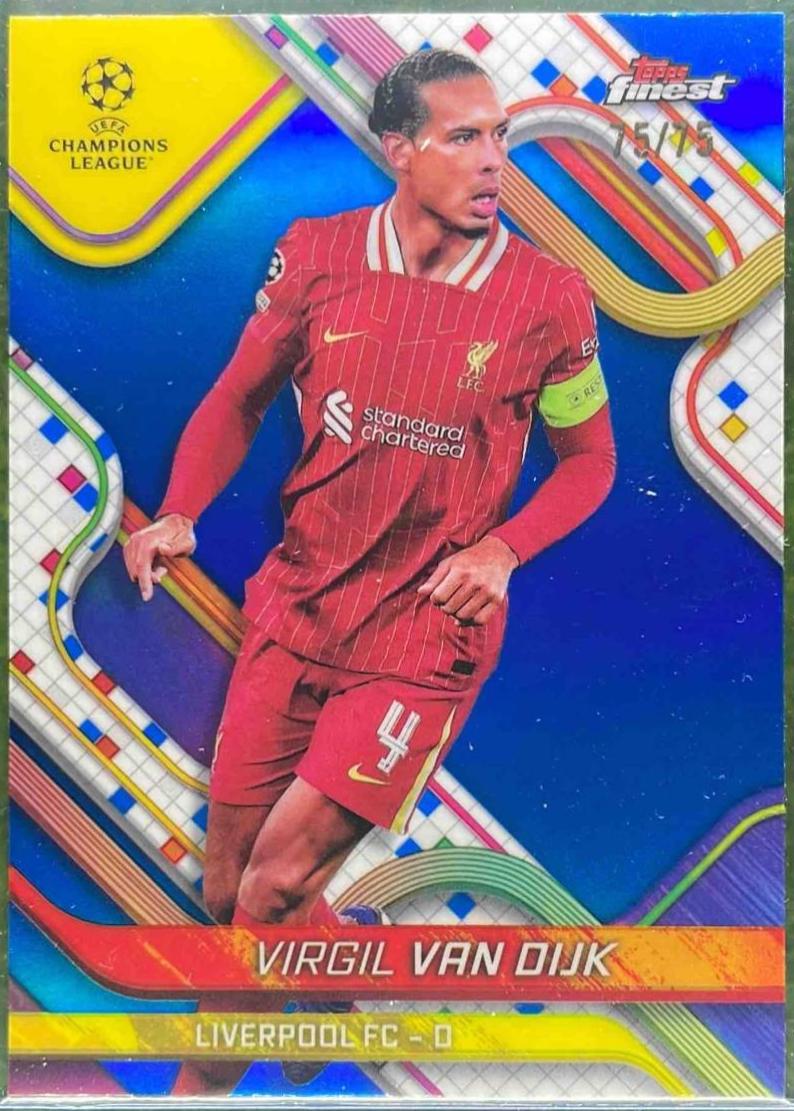 Virgil van Dijk [Blue Refractor] #120