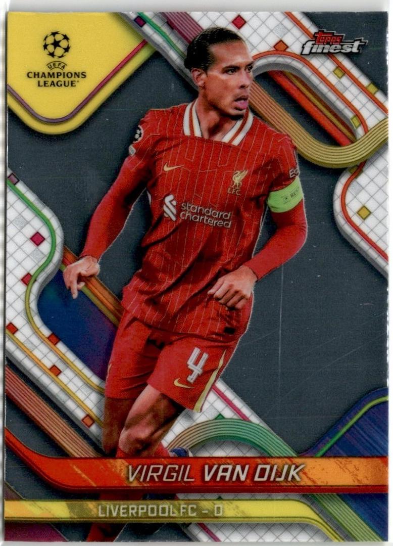 Virgil van Dijk [Orange Refractor] #120