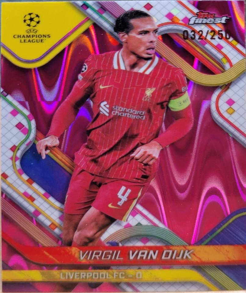 Virgil van Dijk [Pink Raywave Refractor] #120