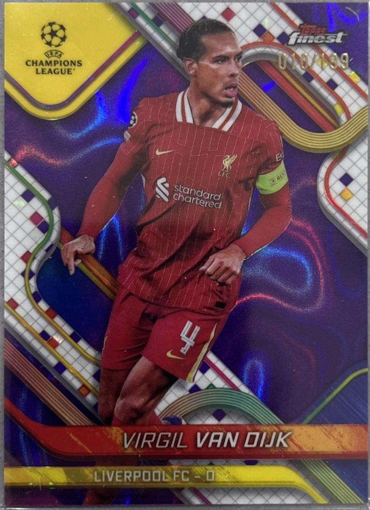 Virgil van Dijk [Purple Lava Refractor] #120