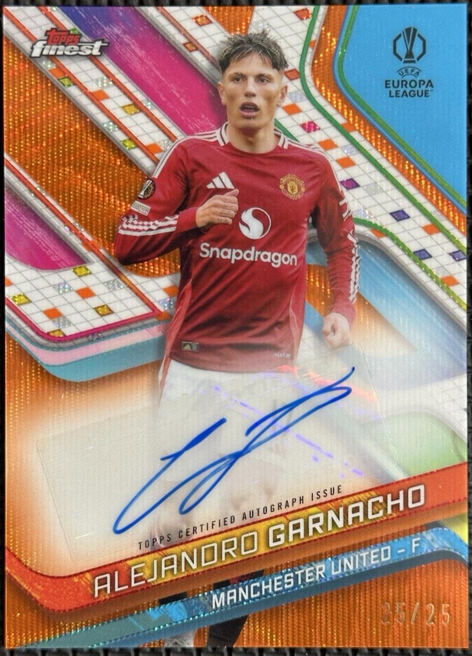 Alejandro Garnacho [Orange Refractor] #BA-AG