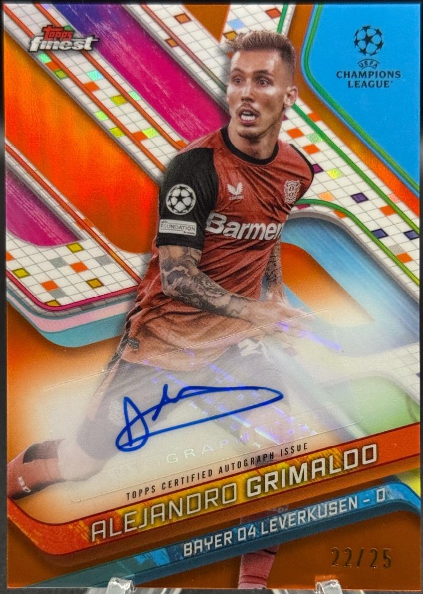 Alejandro Grimaldo [Orange Refractor] #BA-GO