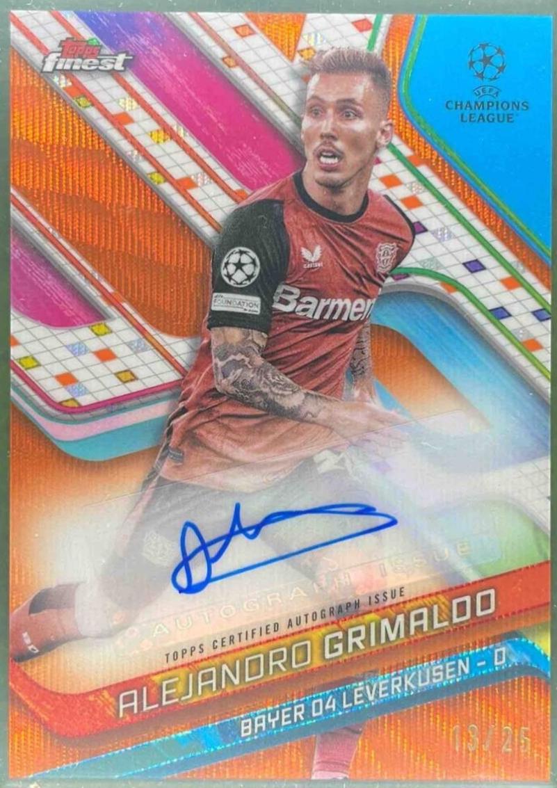 Alejandro Grimaldo [Orange Wave Refractor] #BA-GO
