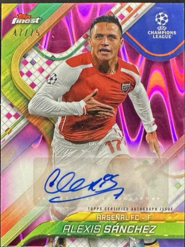 Alexis Sanchez [Magenta Wave Refractor] #BA-AX