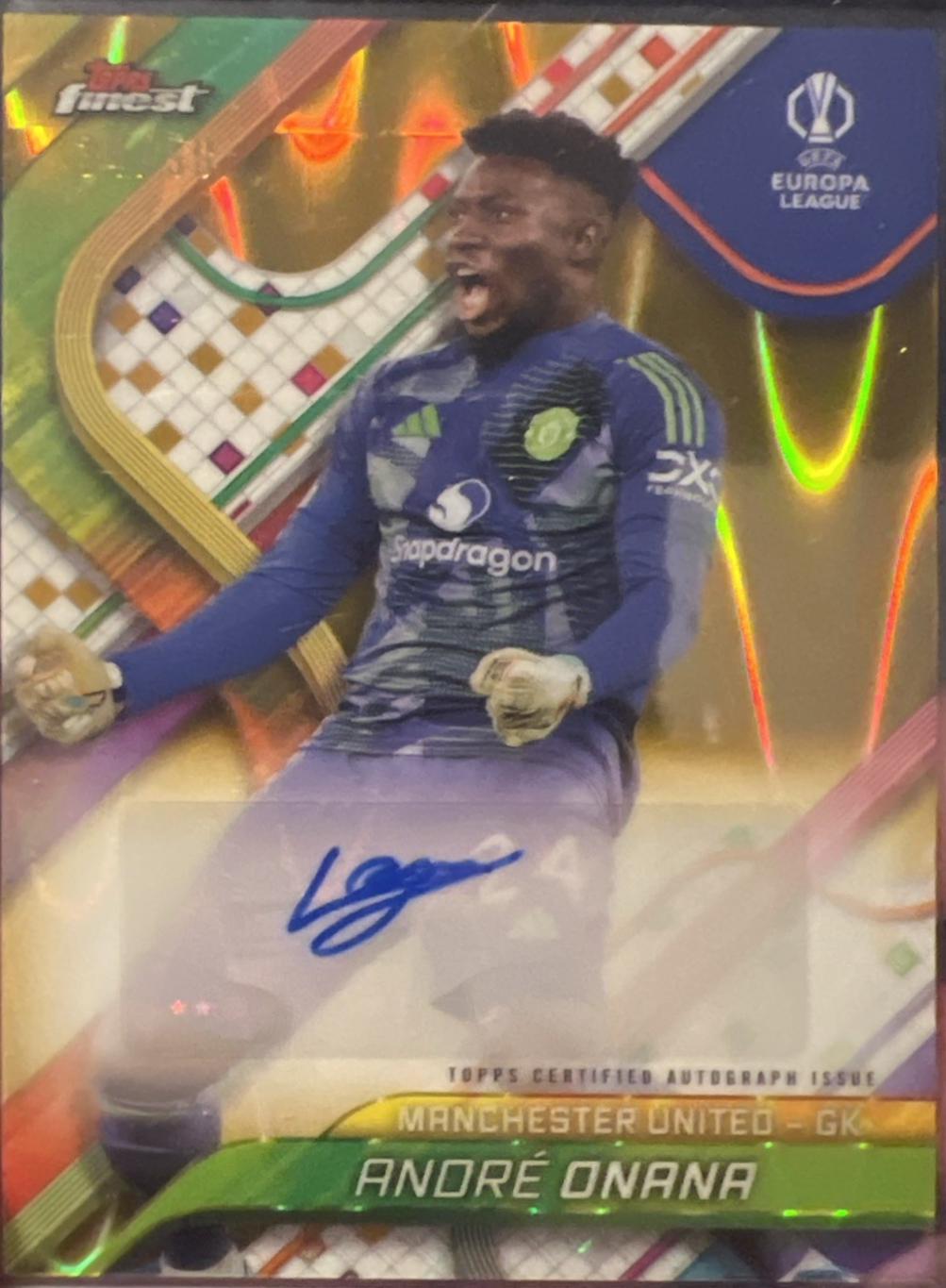 Andre Onana [Gold Refractor] #BA-ON