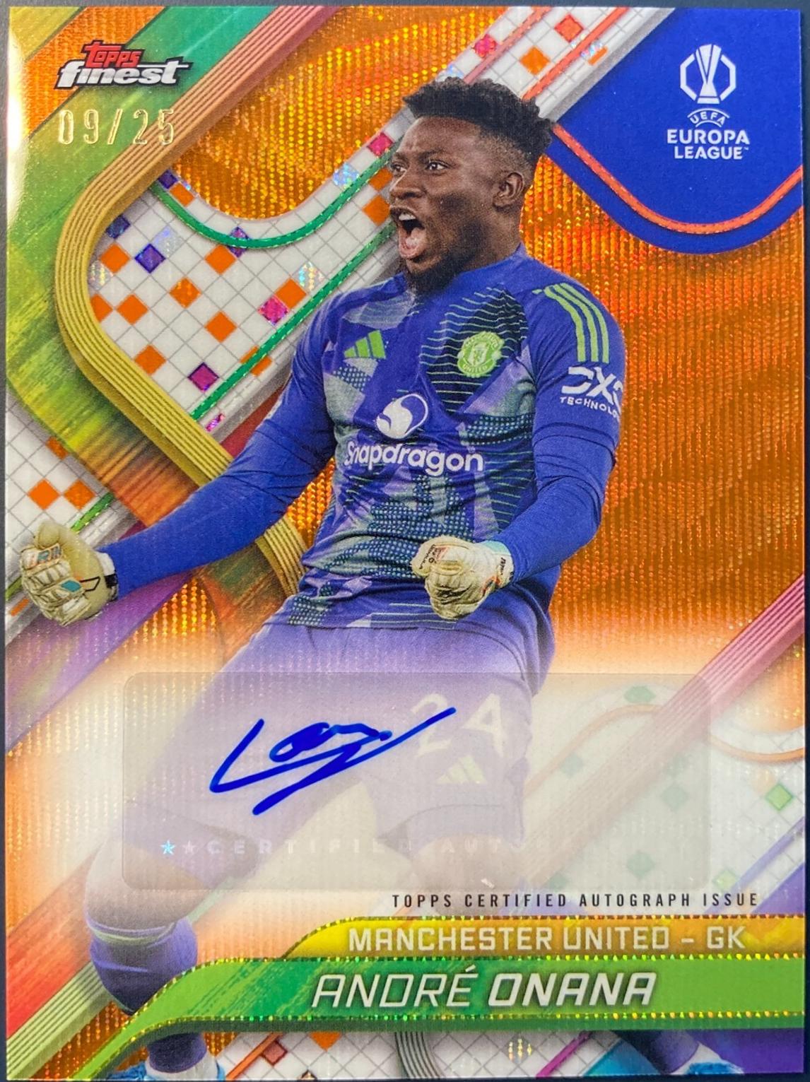Andre Onana [Orange Wave Refractor] #BA-ON