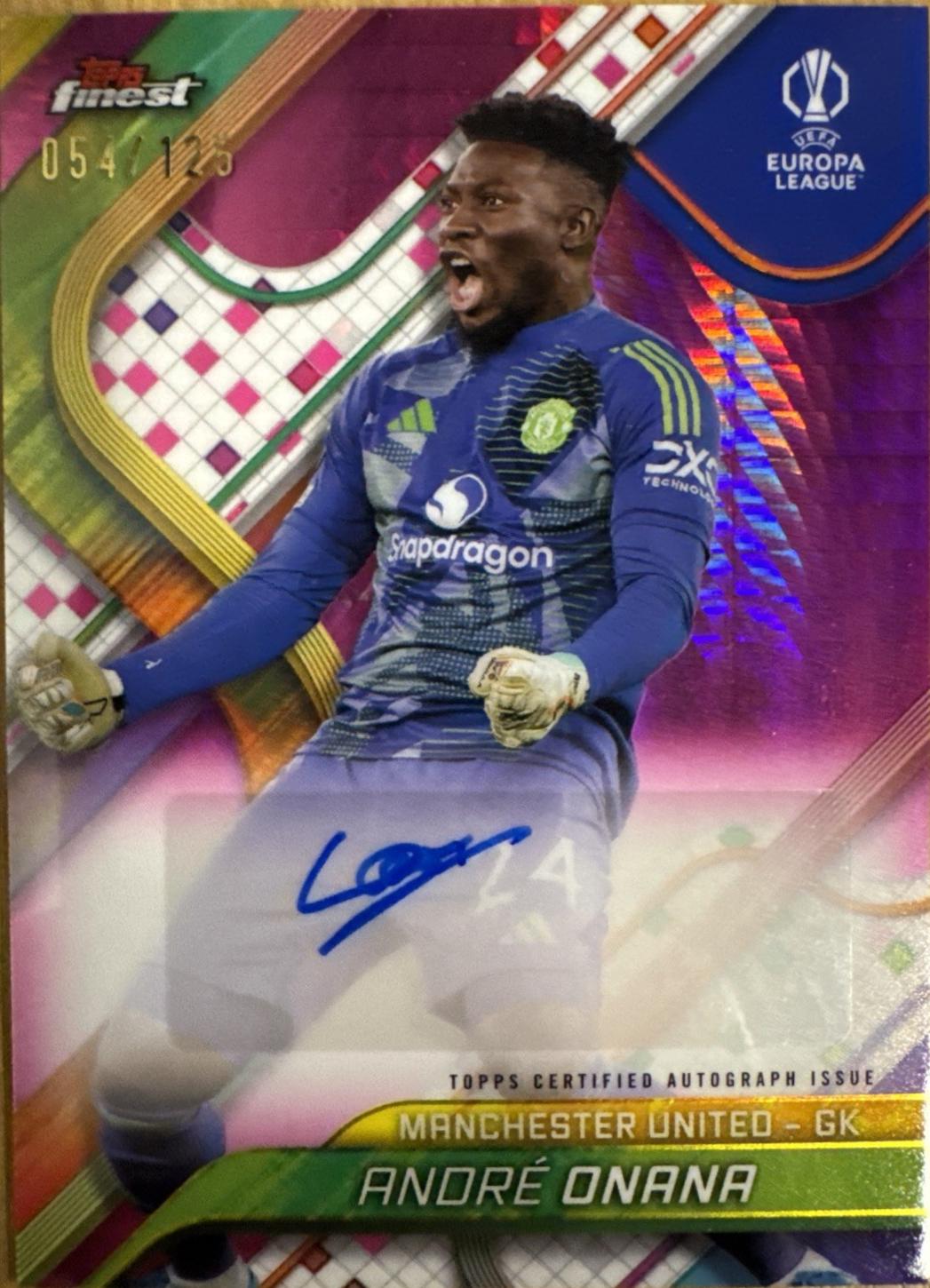 Andre Onana [Pink Prism Refractor] #BA-ON