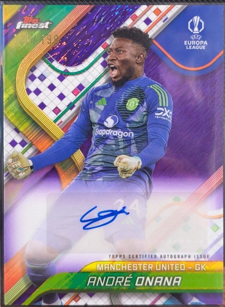 Andre Onana [Purple Shimmer Refractor] #BA-ON