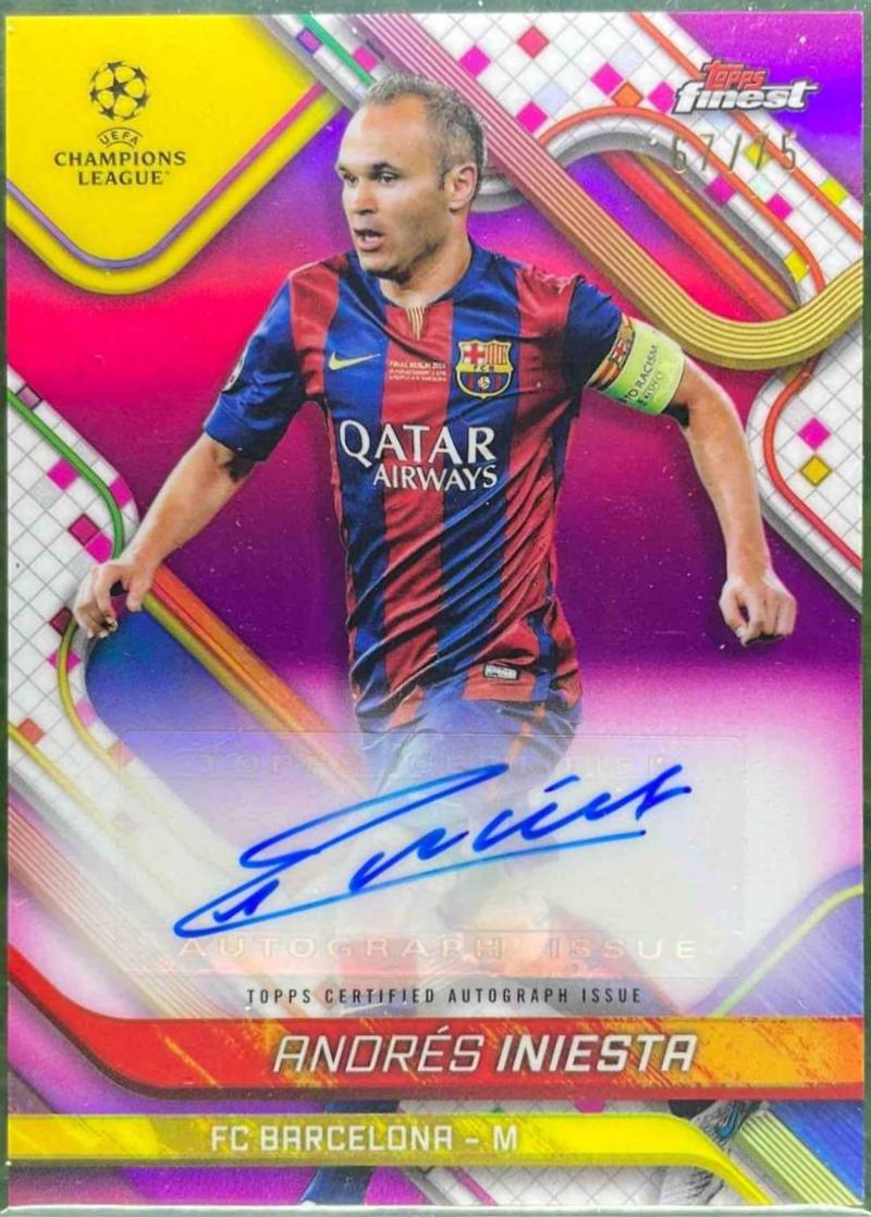 Andres Iniesta [Magenta Refractor] #BA-IN