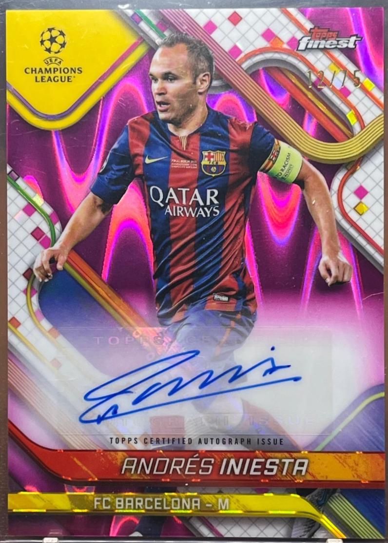 Andres Iniesta [Magenta Wave Refractor] #BA-IN
