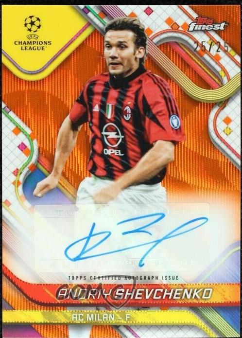 Andriy Shevchenko [Orange Wave Refractor] #BA-SV