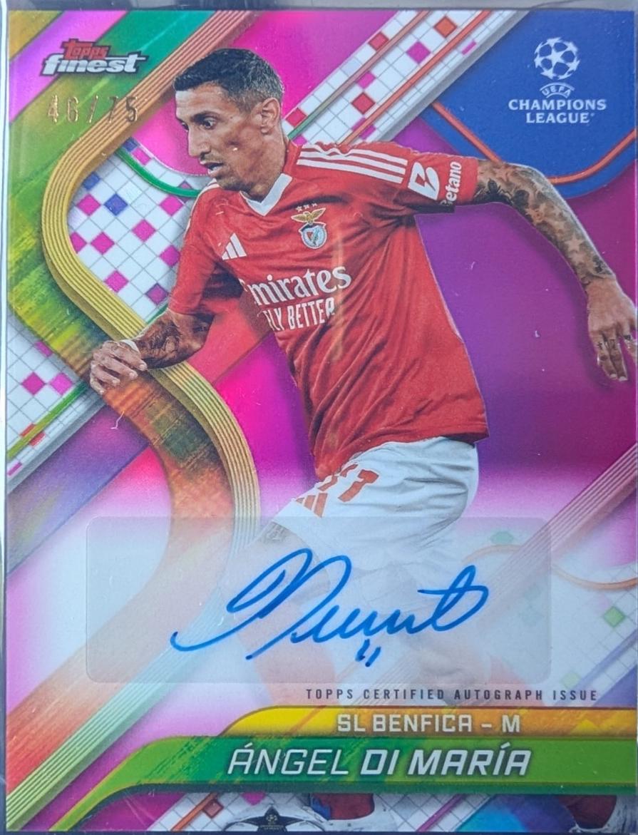 Angel Di Maria [Magenta Refractor] #BA-DI