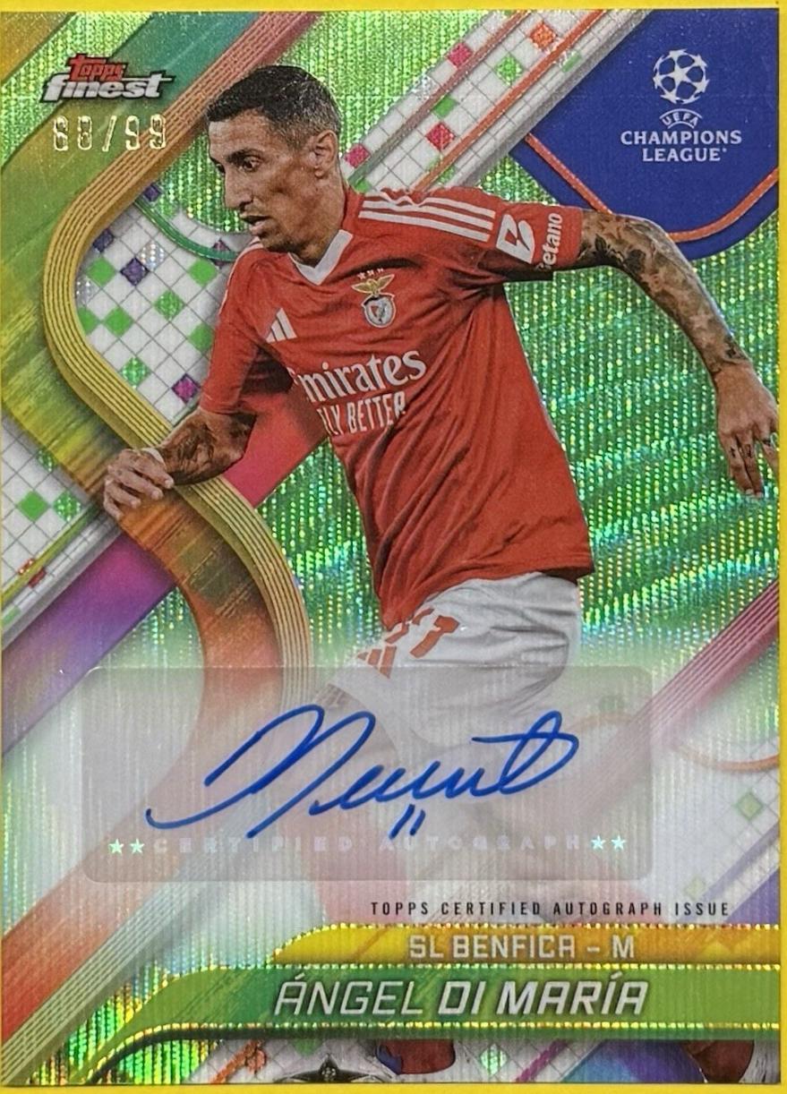 Angel Di Maria [Neon Green Refractor] #BA-DI