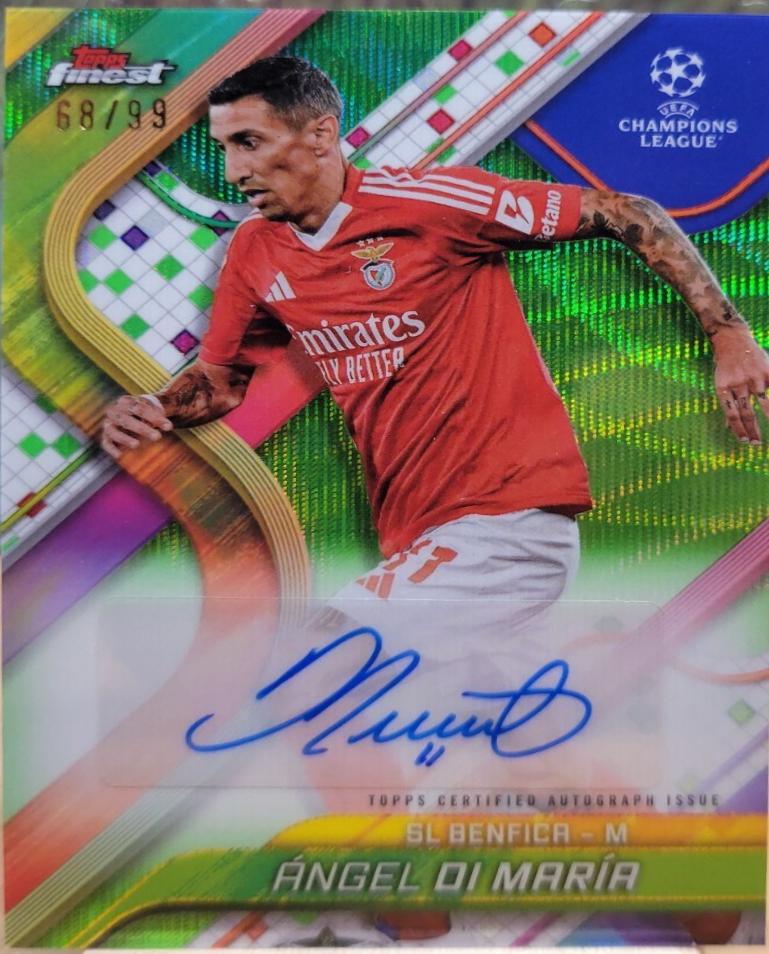 Angel Di Maria [Neon Green Wave Refractor] #BA-DI
