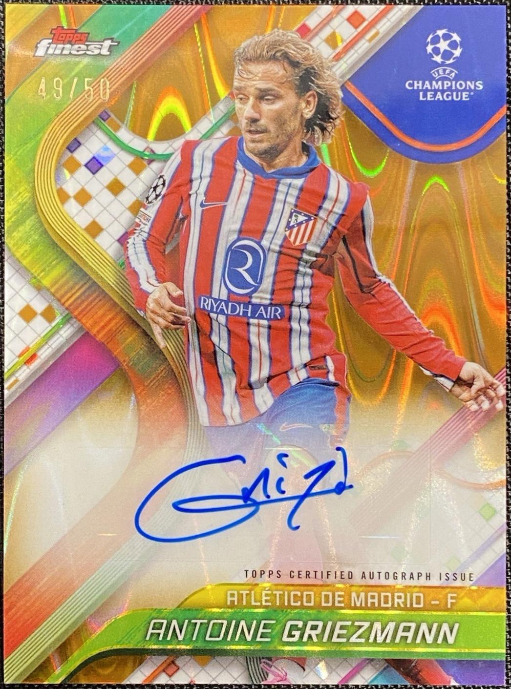 Antoine Griezmann [Gold Wave Refractor] #BA-GZ