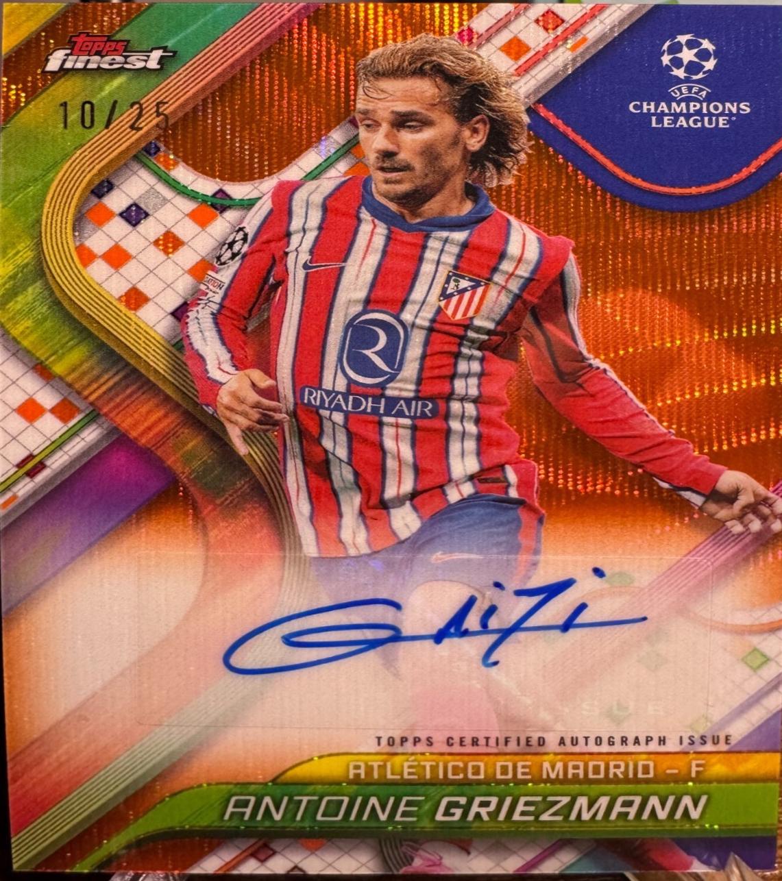 Antoine Griezmann [Orange Refractor] #BA-GZ
