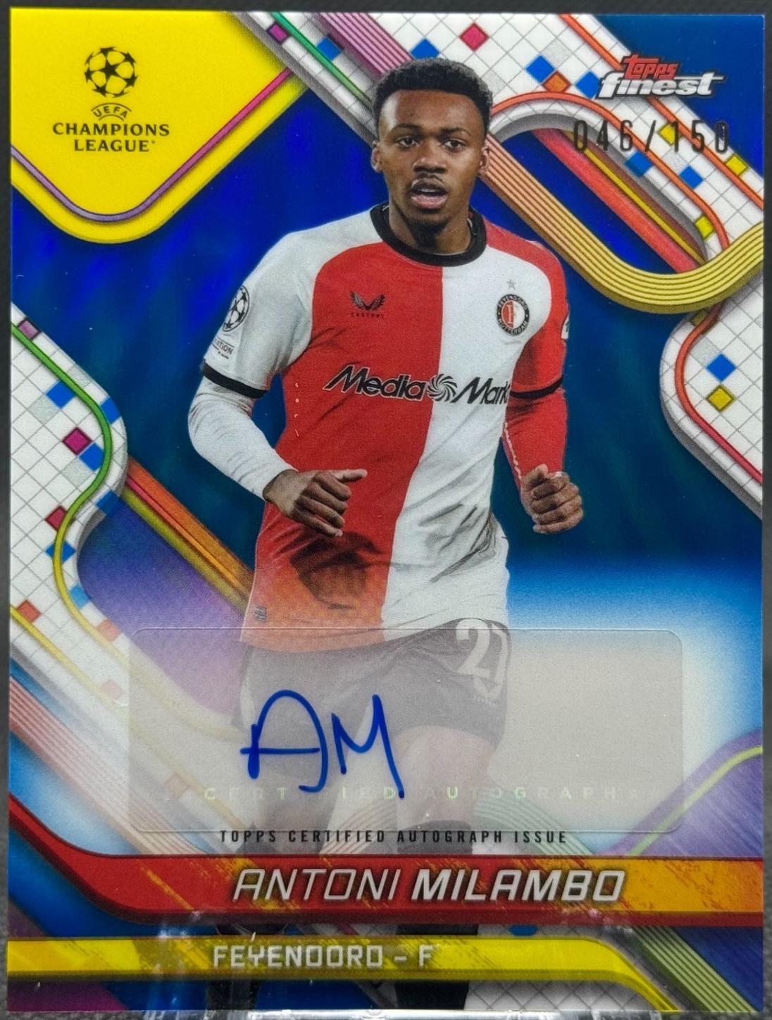 Antoni Milambo [Blue Refractor] #BA-AM
