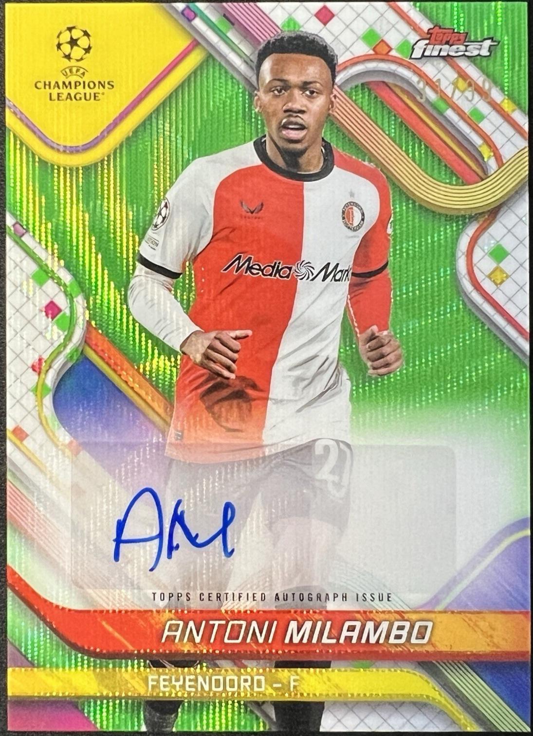 Antoni Milambo [Neon Green Refractor] #BA-AM