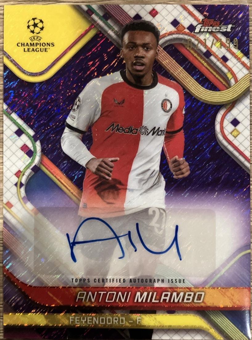 Antoni Milambo [Purple Shimmer Refractor] #BA-AM