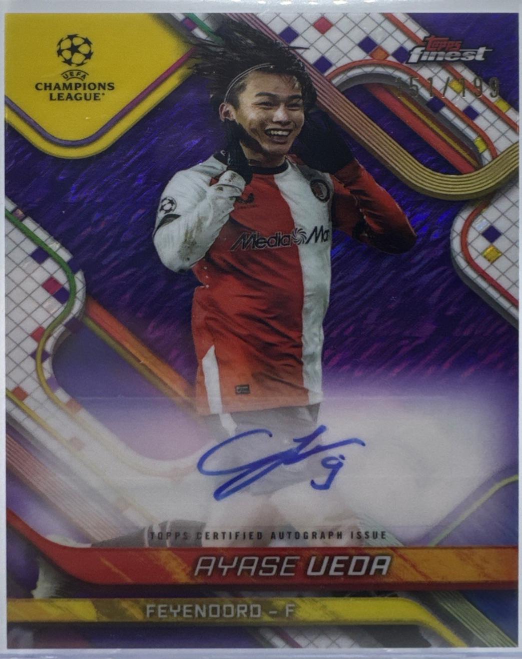 Ayase Ueda [Purple Shimmer Refractor] #BA-AU
