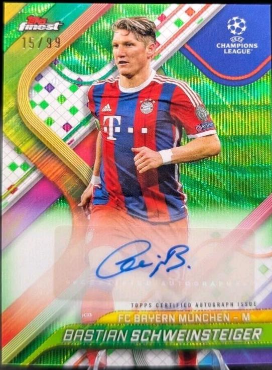 Bastian Schweinsteiger [Neon Green Refractor] #BA-SC