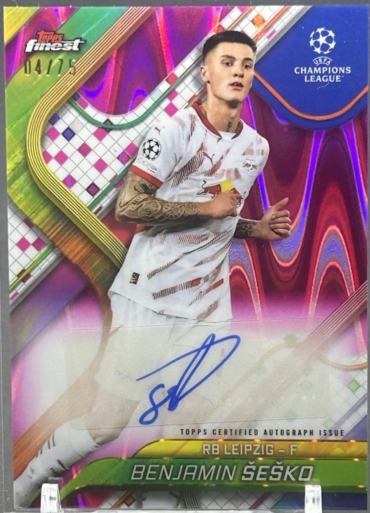 Benjamin Sesko [Magenta Wave Refractor] #BA-SE