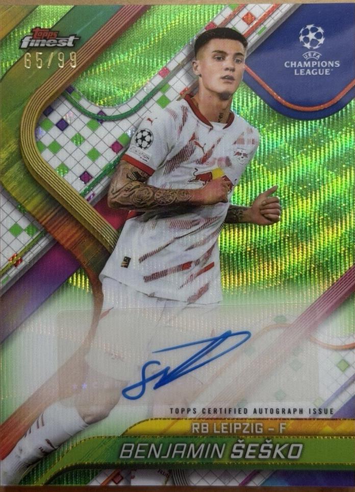 Benjamin Sesko [Neon Green Refractor] #BA-SE