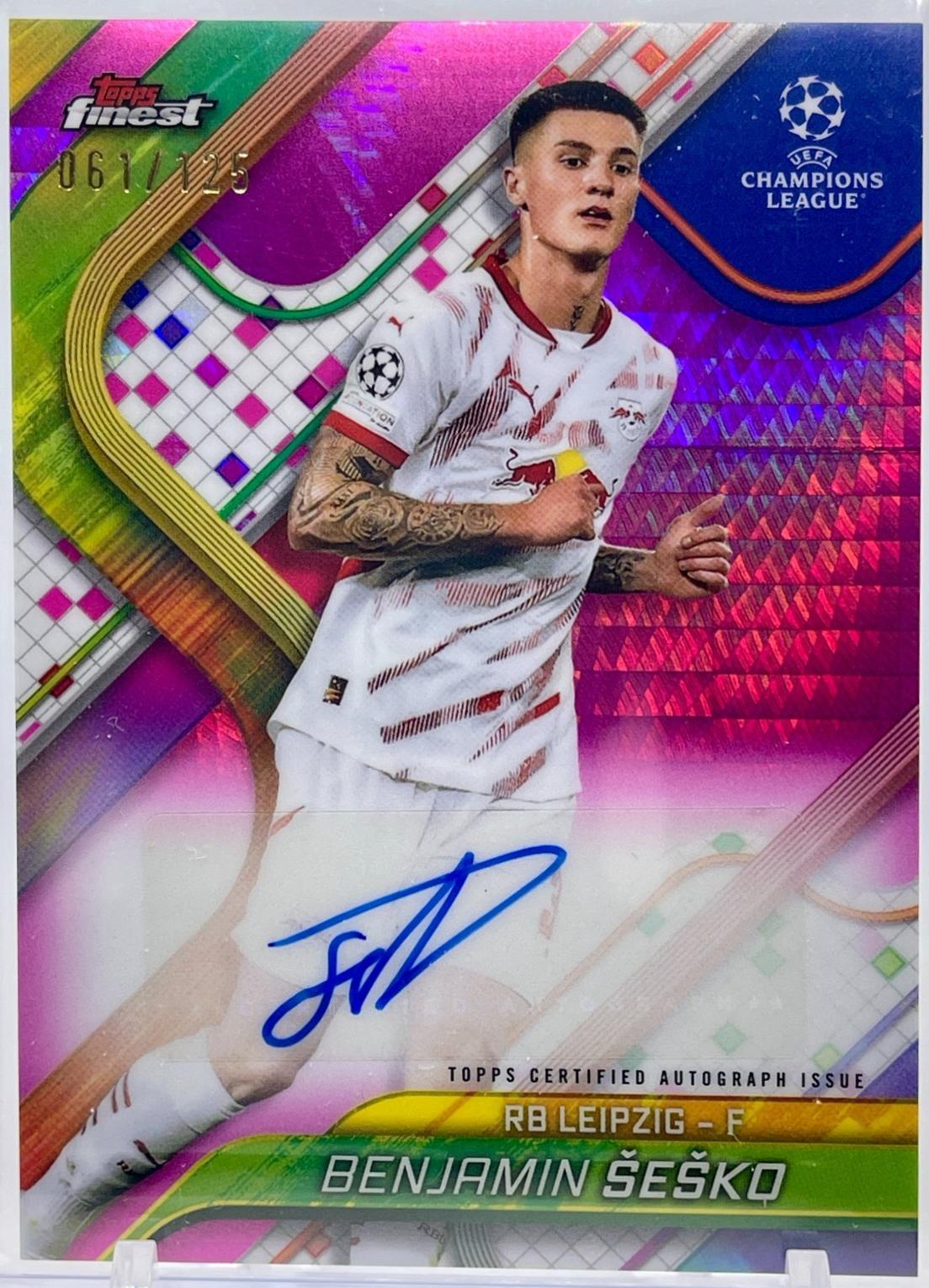 Benjamin Sesko [Pink Prism Refractor] #BA-SE