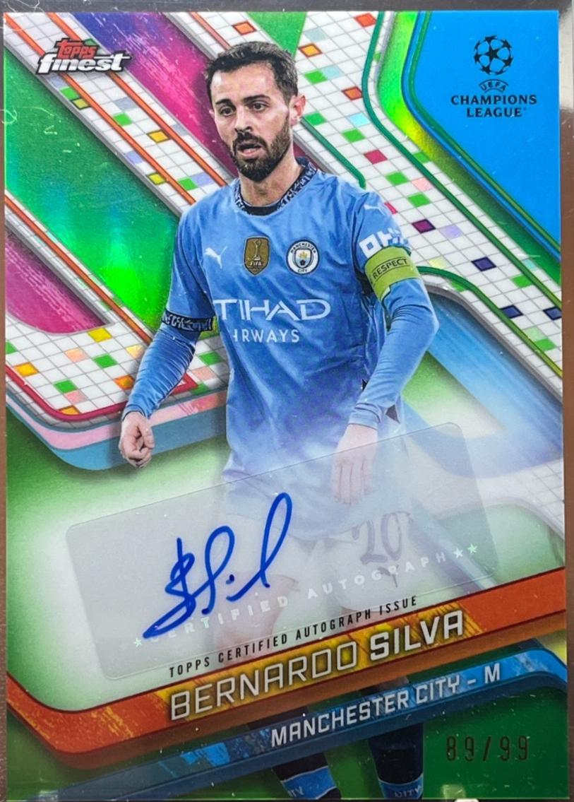 Bernardo Silva [Neon Green Refractor] #BA-BE