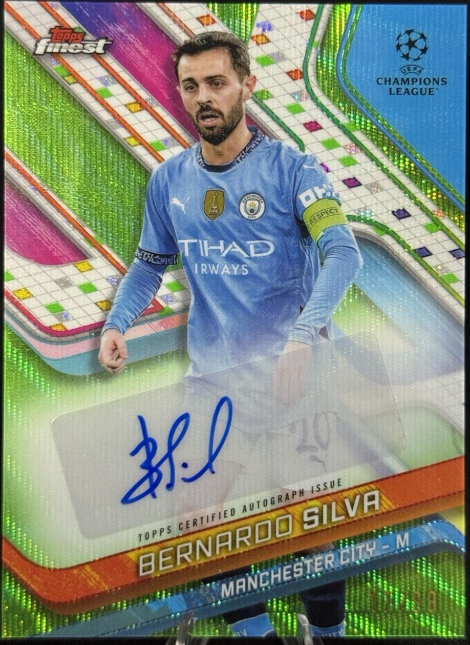 Bernardo Silva [Neon Green Wave Refractor] #BA-BE