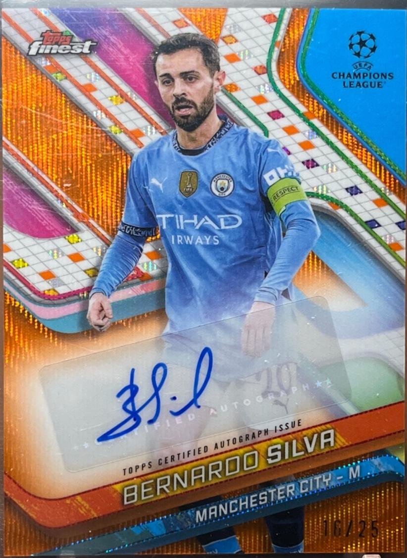 Bernardo Silva [Orange Wave Refractor] #BA-BE