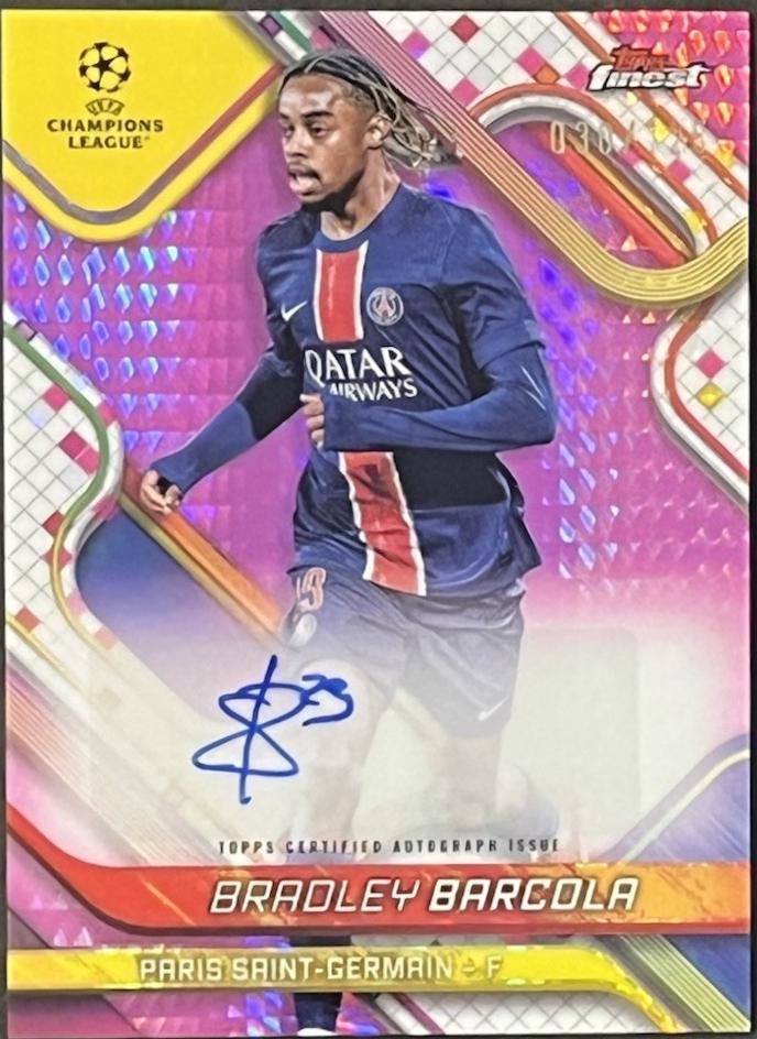 Bradley Barcola [Pink Prism Refractor] #BA-BB