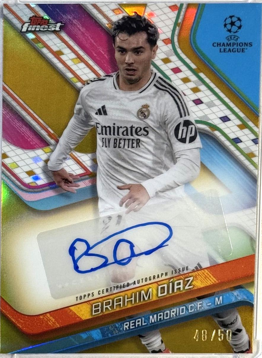 Brahim Diaz [Gold Refractor] #BA-BD