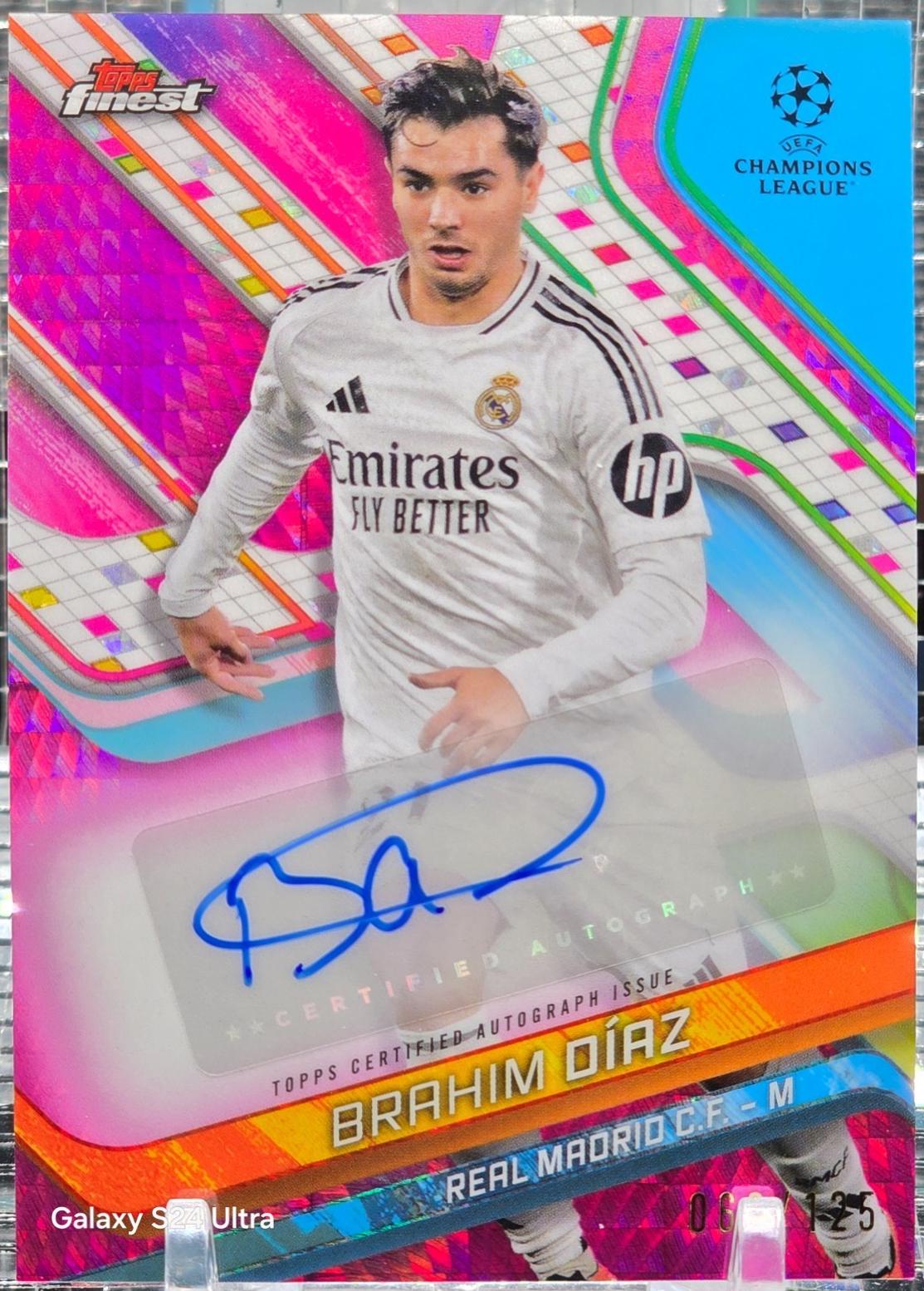 Brahim Diaz [Pink Prism Refractor] #BA-BD