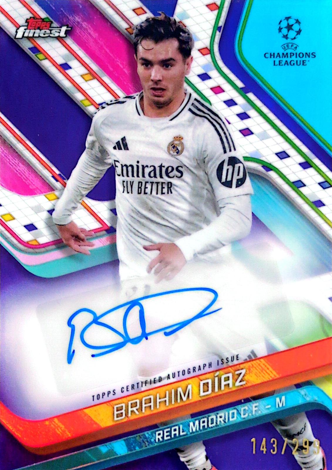 Brahim Diaz [Purple Refractor] #BA-BD