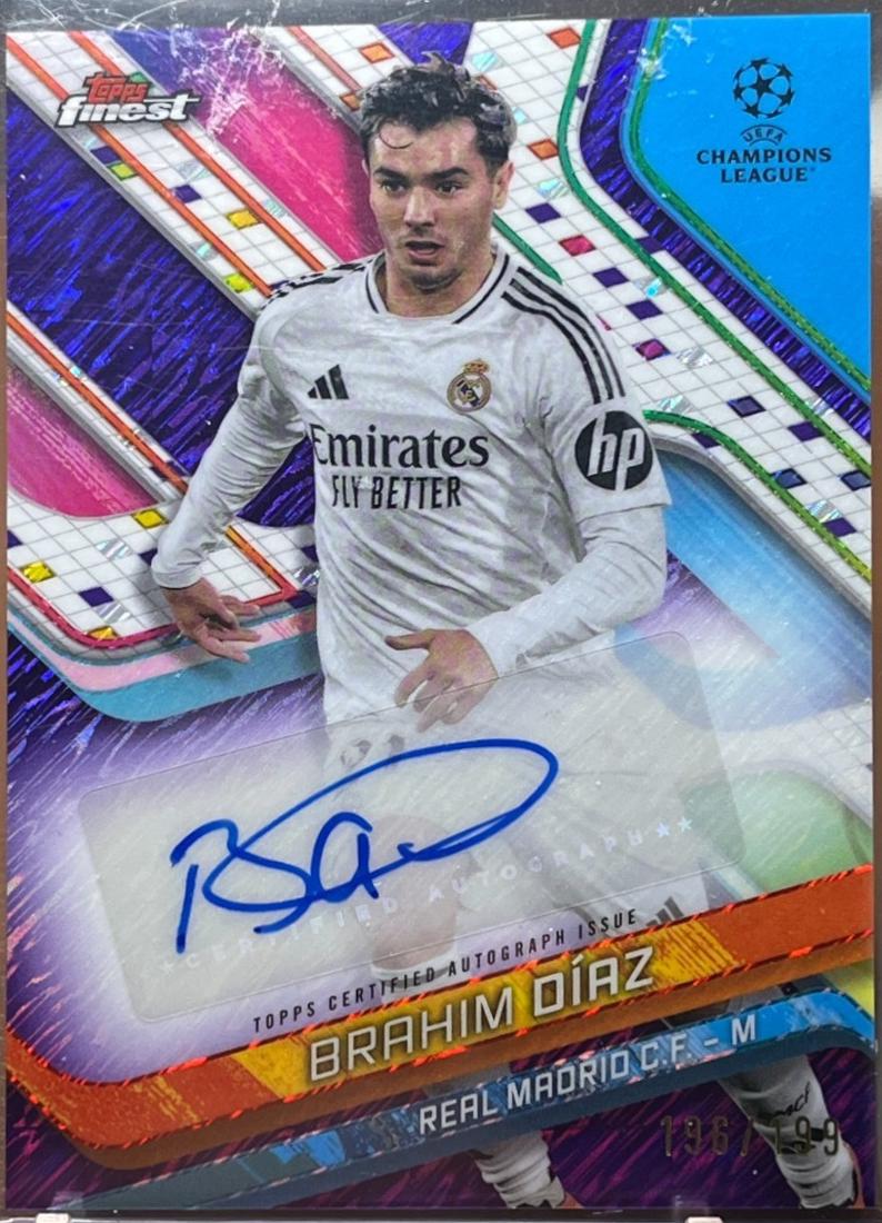 Brahim Diaz [Purple Shimmer Refractor] #BA-BD