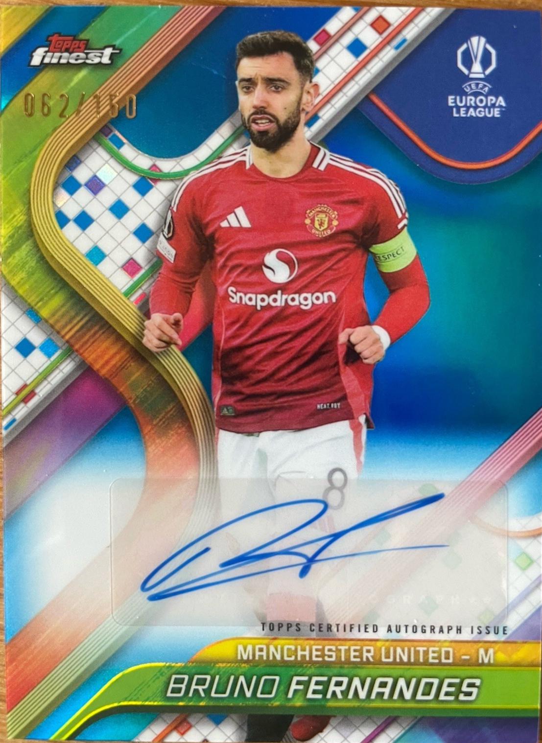 Bruno Fernandes [Blue Refractor] #BA-BF
