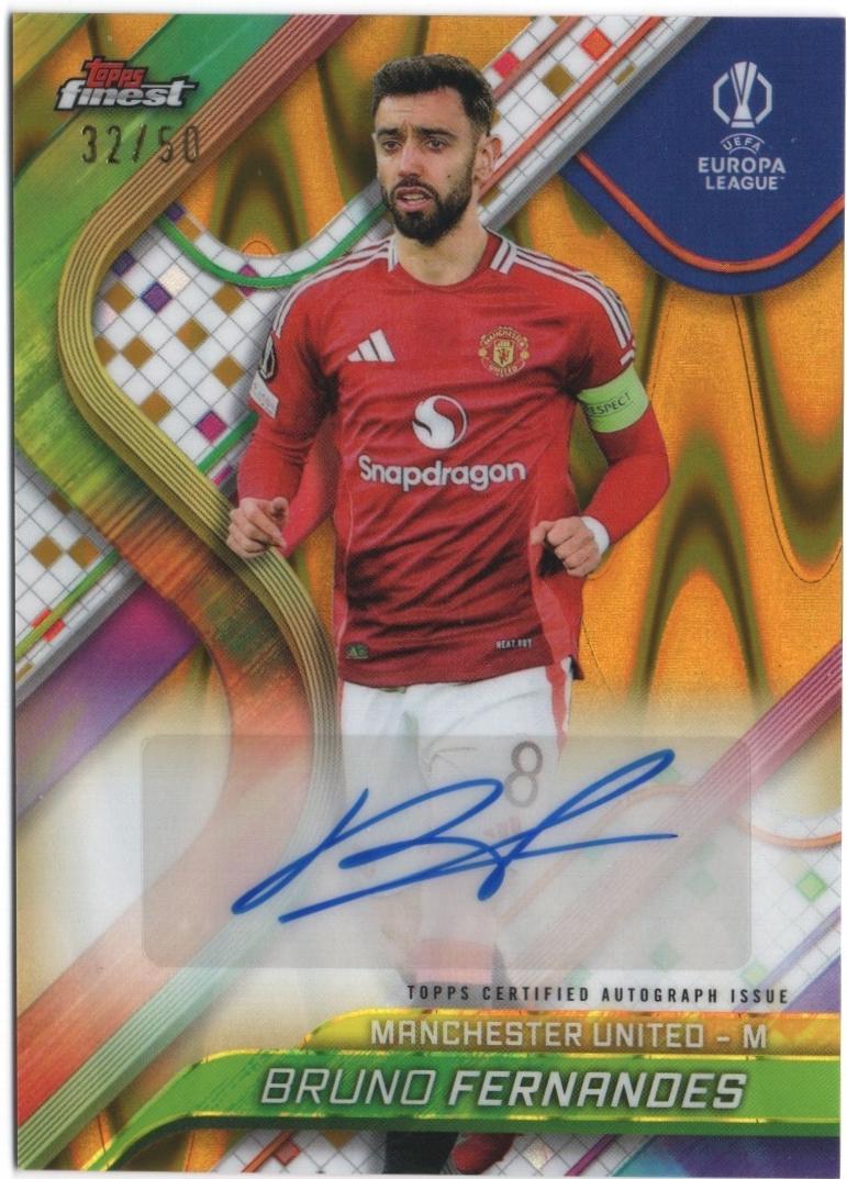 Bruno Fernandes [Gold Refractor] #BA-BF