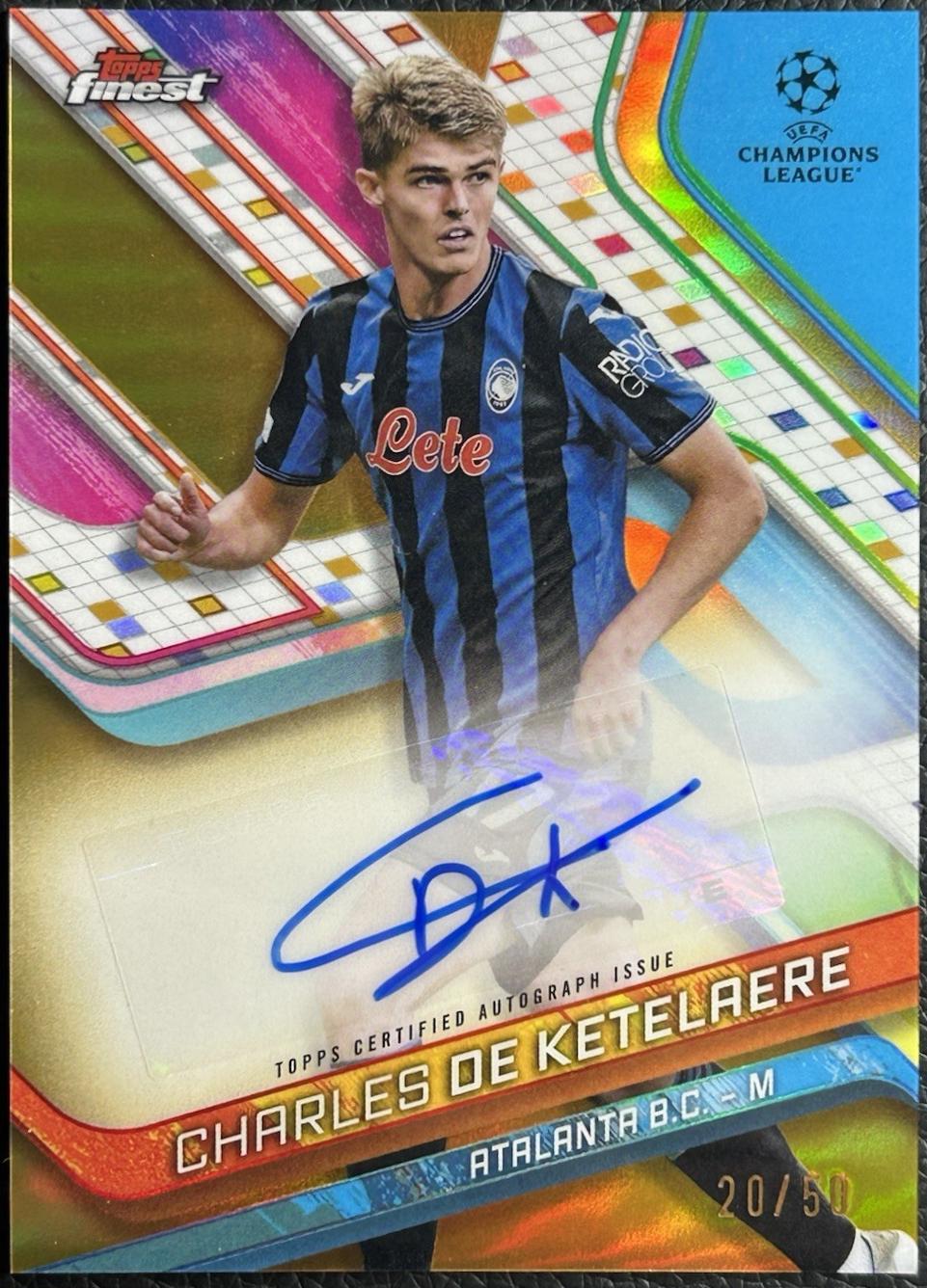 Charles De Ketelaere [Gold Refractor] #BA-CD