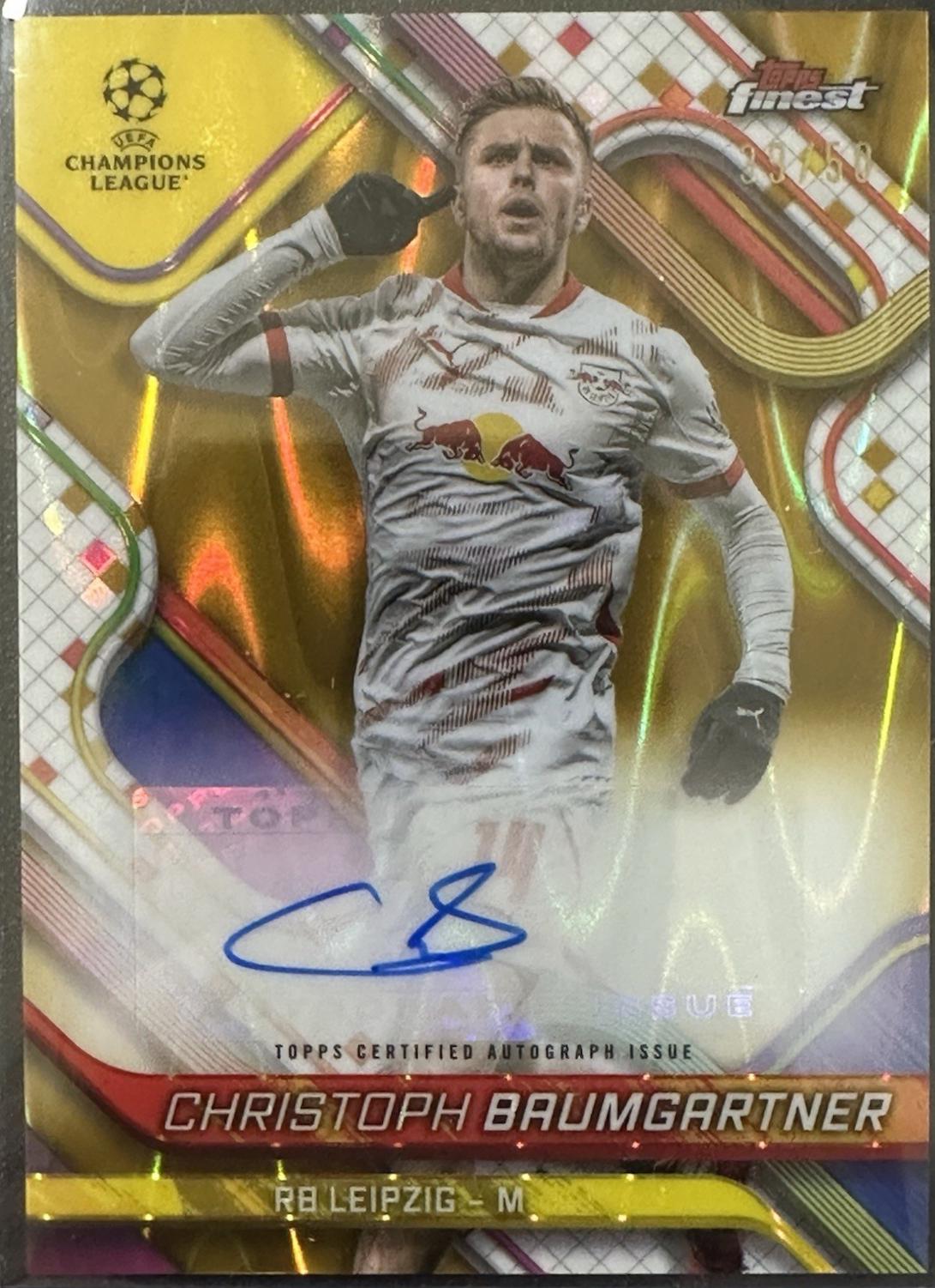 Christoph Baumgartner [Gold Refractor] #BA-CB