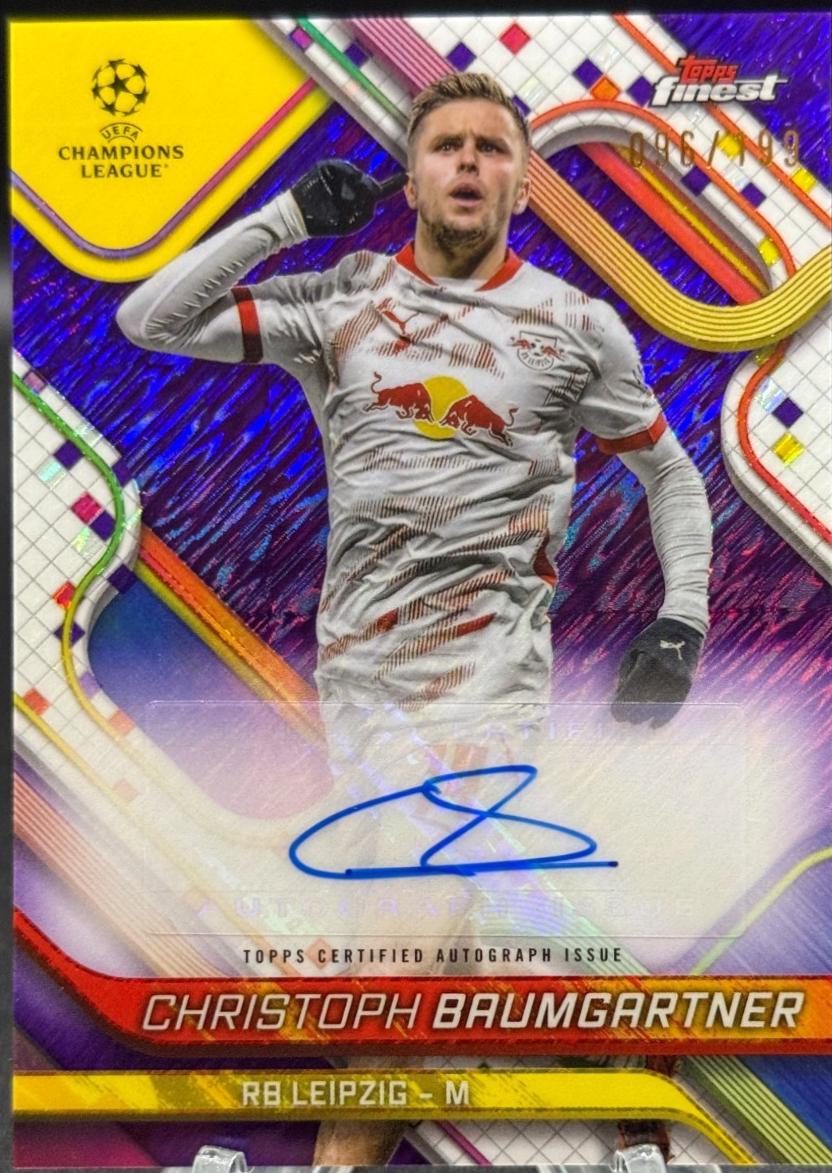 Christoph Baumgartner [Purple Shimmer Refractor] #BA-CB