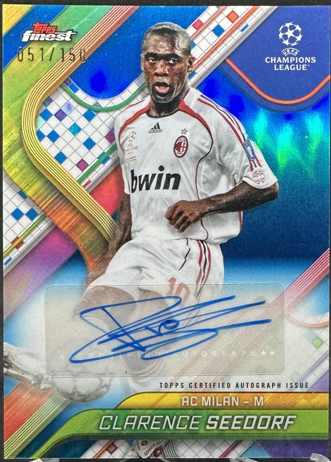 Clarence Seedorf [Blue Refractor] #BA-CS